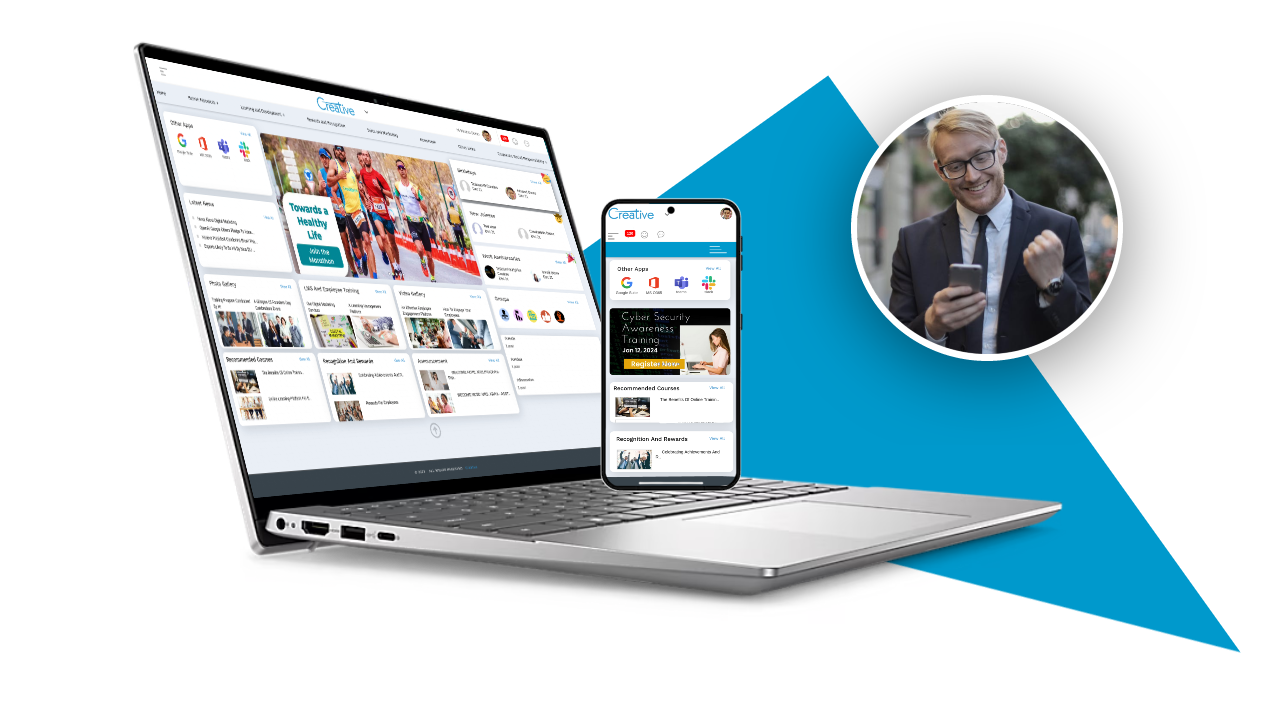 screenshot of Creative Social Intranet